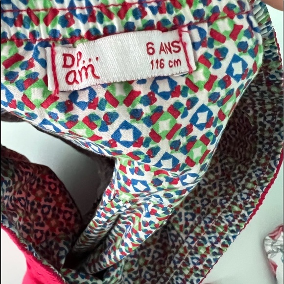 European Reversible poplin skirt, size 6Y, new but no tags - Picture 5 of 8